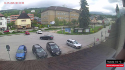 Střed obce Rokytnice nad Jizerou