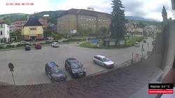 Střed obce Rokytnice nad Jizerou