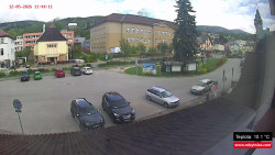 Střed obce Rokytnice nad Jizerou