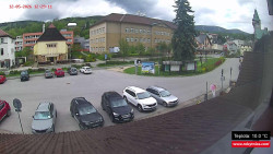 Střed obce Rokytnice nad Jizerou