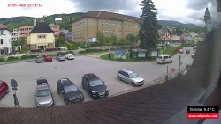 Střed obce Rokytnice nad Jizerou