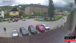 Střed obce Rokytnice nad Jizerou