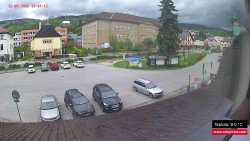 Střed obce Rokytnice nad Jizerou