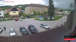 Střed obce Rokytnice nad Jizerou