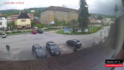 Střed obce Rokytnice nad Jizerou