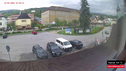 Střed obce Rokytnice nad Jizerou