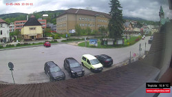Střed obce Rokytnice nad Jizerou