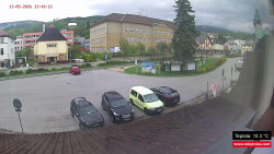 Střed obce Rokytnice nad Jizerou