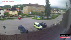 Střed obce Rokytnice nad Jizerou