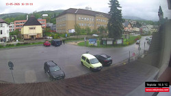 Střed obce Rokytnice nad Jizerou