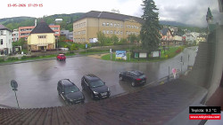 Střed obce Rokytnice nad Jizerou