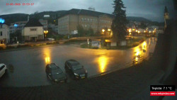 Střed obce Rokytnice nad Jizerou