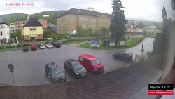 Střed obce Rokytnice nad Jizerou