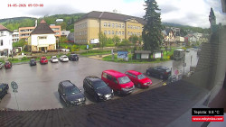 Střed obce Rokytnice nad Jizerou