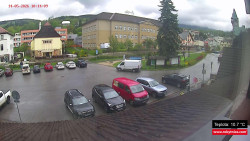 Střed obce Rokytnice nad Jizerou