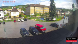 Střed obce Rokytnice nad Jizerou