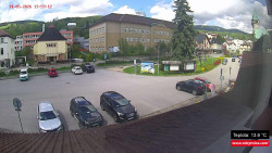 Střed obce Rokytnice nad Jizerou