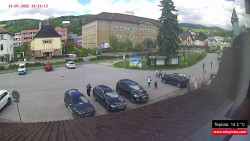Střed obce Rokytnice nad Jizerou