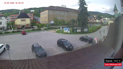 Střed obce Rokytnice nad Jizerou