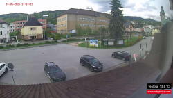 Střed obce Rokytnice nad Jizerou