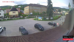 Střed obce Rokytnice nad Jizerou