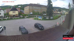 Střed obce Rokytnice nad Jizerou