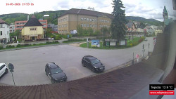 Střed obce Rokytnice nad Jizerou