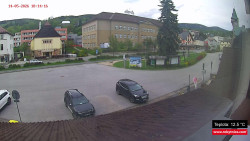 Střed obce Rokytnice nad Jizerou