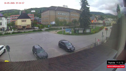Střed obce Rokytnice nad Jizerou