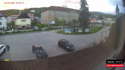 Střed obce Rokytnice nad Jizerou