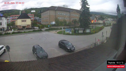 Střed obce Rokytnice nad Jizerou