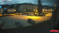 Střed obce Rokytnice nad Jizerou