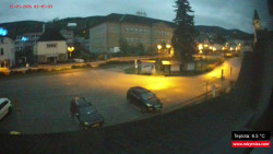 Střed obce Rokytnice nad Jizerou