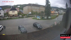 Střed obce Rokytnice nad Jizerou