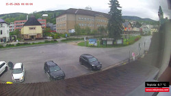 Střed obce Rokytnice nad Jizerou