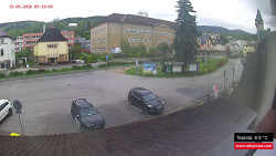 Střed obce Rokytnice nad Jizerou
