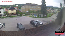 Střed obce Rokytnice nad Jizerou