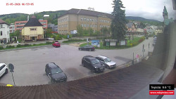 Střed obce Rokytnice nad Jizerou