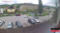 Střed obce Rokytnice nad Jizerou