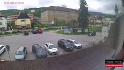 Střed obce Rokytnice nad Jizerou
