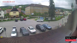 Střed obce Rokytnice nad Jizerou