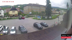 Střed obce Rokytnice nad Jizerou