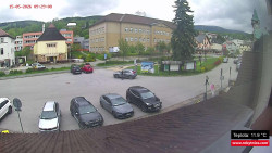 Střed obce Rokytnice nad Jizerou