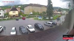 Střed obce Rokytnice nad Jizerou
