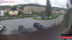 Střed obce Rokytnice nad Jizerou