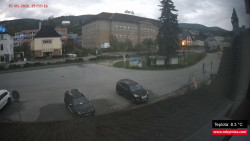 Střed obce Rokytnice nad Jizerou