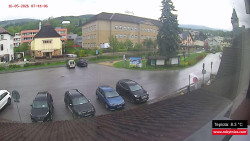 Střed obce Rokytnice nad Jizerou