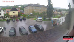 Střed obce Rokytnice nad Jizerou