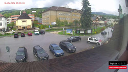 Střed obce Rokytnice nad Jizerou