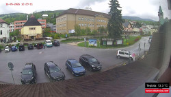 Střed obce Rokytnice nad Jizerou